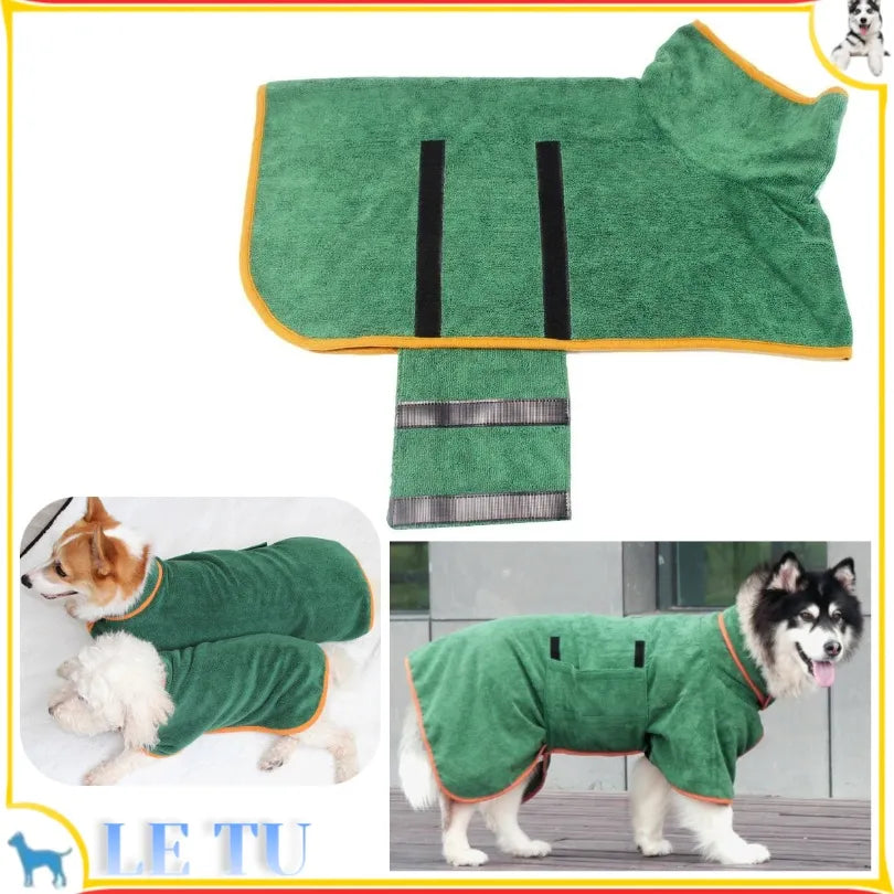 Super Absorbent Pet Drying Coat