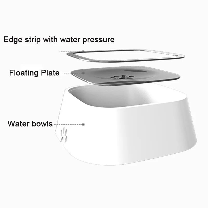 Anti-Overflow Water Bowl