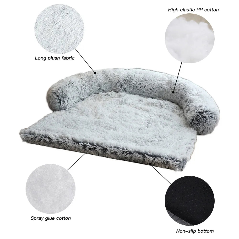 Removable Plush Pet Bed