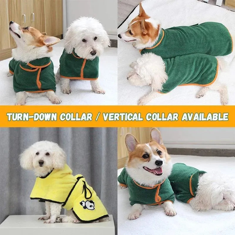 Super Absorbent Pet Drying Coat